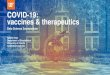 COVID-19: vaccines & therapeuticsCOVID-19 candidate therapeutics (a partial list) Chloroquine, hydroxychloroquine Antimalarial, safe, widely available** Lopinavir/ritonavir Protease