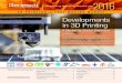 Developments in 3D Printing - Benesch · Bain & Co predicts 3D printing market will grow to $12.5B by 2018 Bain & Co. forecasts that the additive manufacturing market is set to grow