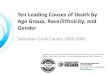 Ten Leading Causes of Death by Age Group,Race/Ethnicity, and …€¦ · Nephritis Benign Neoplasms Influenza & Pneumonia Anemias Septicemia HIV Suicide Diabetes Mellitus Influenza