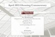 April 2015 Housing Commentary - Virginia Tech · 2015. 4. 4. · Return’TOC’ April 2015 Housing Commentary Urs Buehlmann Department of Sustainable Biomaterials Virginia Tech Blacksburg,