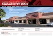 Parkway Trails shoPPing CenTer AVAILABLE FOR LEAsE · Parkway Trails is an ideal location for pizza take-out, frozen yogurt, massage, barber shop, physical therapist, tax preparation,