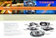 uC-series Timken Ball Bearing Housed uniTs...Timken® standard duty set screw UC-Series Ball Bearing Housed Units provide another line of reliable Timken products readily available