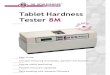 Tablet Hardness Tester 8M - DR SCHLEUNIGER E-converted.pdf · 2020. 5. 31. · Tablet Hardness Tester 8M Easy to use Accurate measuring of thickness, diameter and hardness Precise