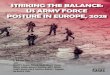 STRIKING THE BALANCE · STRIKING THE BALANCE: US ARMY FORCE POSTURE IN EUROPE, 2028 J. P. Clark C. Anthony Pfaff with