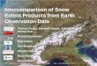 Intercomparison of Snow Extent Products from Earth ...€¦ · MODIS NSIDC (Hall et al.) AVHRR Pathfinde r Binary 5 km daily 1992 -2004 AVHRR CCRS (Zhao, et al) CryoLan d Fractiona