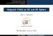 Magnetic Fields on 2D and 3D Spherestaff.norbert/JNMP-Conference-2013/Cabrerizo.pdfKilling magnetic elds on the 3D unit Sphere References Magnetic Fields on 2D and 3D Sphere Jose L