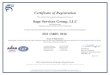 Certificate of Registration Sage Services Group, LLC · Certificate of Registration This certifies that the Quality Management System of Sage Services Group, LLC 506 Deanna Lane Charleston,