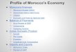 Profile of Morocco's Economymoroccoonthemove.com/wp-content/uploads/2013/08/... · Domestic and External National Debt Domestic debt makes up the overwhelming majority of Morocco's