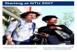 SYtoaurtrin Og ﬀate Nr TU 2017 - Nottingham Trent University€¦ · enrolment online Enrolment is where you officially register as a student with us. Most stages of the enrolment