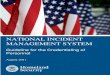 NATIONAL INCIDENT MANAGEMENT SYSTEM€¦ · NATIONAL INCIDENT MANAGEMENT SYSTEM Guideline for the Credentialing of Personnel August 2011. Guideline for the Credentialing of Personnel