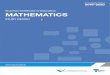 Victorian Certificate of Education MATHEMATICS€¦ · Victorian Certificate of Education MATHEMATICS STUDY DESIGN ... algebra, calculus, probability and statistics and their applications