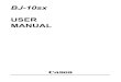 BJ-10sx User Manualdl.owneriq.net/9/94bdd522-9a04-460d-be46-9549e2eab97c.pdf · Congratulations on your purchase of the Canon Bubble Jet Printer BJ-10sx. It offers exceptional print