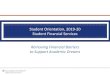 Student Orientation, 2019-20 Student Financial Services Removing … · 2019. 12. 30. · • Receiving your diploma • Receiving official transcripts ... GI Bill benefits as well