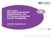 CIPS Level 6 Professional 6 Diploma in Procurement and Supply...CIPS qualifications are regulated internationally to ensure we offer a recognised, professional standard in procurement