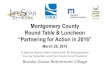 Montgomery County Round Table & Luncheon - Lifespan Network · EMR Access to two ManorCare facilities to launch mid-February MD to MD calls RN to RN calls ... –Lifespan meetings