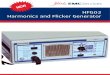 HFG02 Harmonics and Flicker Generator Files/York EMC/HFG02... · test equipment. Adapters for EU and US style mains connectors included. Indicators. Test supply voltage, test supply