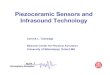 Piezoceramic Sensors and Infrasound Technology · infrasound sensors. • Ruggedize sensors, and construct them to be insensitive to thermal fluctuates: Removes requirement for instrument