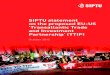 SIPTU statement on the proposed EU-US ‘Transatlantic Trade ... · on the proposed EU-US ‘Transatlantic Trade and Investment Partnership’ (TTIP) October 2015. 2 ORGANISING FOR