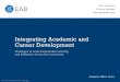 Integrating Academic and Career Development administrators/DCD... · Science,” Inside Higher Ed, 2011; WANE.com, “Indiana Launches College Value Website,” 2016; EAB interviews