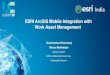 ESRI ArcGIS Mobile Integration with Work Asset …/media/esri-india/files/pdfs/events/...•ESRI ArcGIS for Windows Mobile 10.2.2 •ESRI ArcGIS Runtime SDK for Windows Mobile 10.2.2