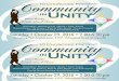 Community in Unity Postcard - First Presbyterian Church ...€¦ · Storytelling Musical Concert Booths Food Games Bounce Houses Art Contest Photo & Video Booths Fun for Everyone!