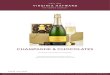 CHAMPAGNE & CHOCOLATES · 2017. 11. 7. · £39.99 Ref: 81667. CHAMPAGNE & CHOCOLATES. Presented in a gold gift box containing: Champagne Brut Tradition Jean Pernet 75cl 12% vol Linden