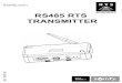 RS485 RTS TRANSMITTER - Somfy · et accessoires associés. • Cette notice décrit l’installation, la mise en service et le mode d’utilisation de ce produit. • L’installateur