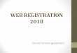 WEB REGISTRATION 2018 - NWU · honours-admin 8 2. Undergraduate Administration page Step 1: Click on Web registration Step 2: Click on Web registration link 8 3. Begin 4 8 ... Proof