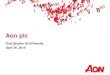 Aon plc · The Power of Aon United at Scale 6 Management Summary Delivering Strong Operational Performance While Investing in Growth 8 Aon United Delivering Long-Term Momentum 9 