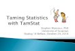 Stephen Mansour, PhD University of Scranton Dyalog 18 ... · Taming Statistics with Limited Domain Operators Author: Steve Created Date: 20181119094029Z 
