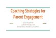 Coaching Strategies for Parent Engagement - Michigan DEC · 2017. 6. 2. · Coaching Strategies for Parent Engagement Susan Haselhoff Lead Parent Educator Berrien RESA Parents as