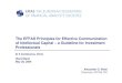 The EFFAS Principles for Effective Communication of ... · Infineon Technologies Austria AG, Austria/Europe ... metrics that are additional to the financials. 20 ... - interrelationships