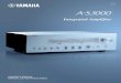 Integrated Amplifier - Yamaha Corporation · Large power supply with four separate circuits Left-right symmetrical design with rigid, stable construction Discrete phono amplifier