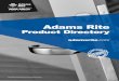 Adams Rite - Amazon S3 · Product Directory adamsrite.com. DEADLOCKS DEADLATCHES FLUSHBOLTS & PIVOTS DEADLOCKS P 800.872.3267 • F 800.232.7329 E orders.adamsrite@assaabloy.com 10027
