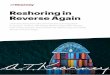 Reshoring in Reverse Again - Global Maritime Hub€¦ · A.T. Kearney Reshoring Database The macroeconomic findings in this report are supported by the data collected in our reshoring