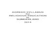 AGREED SYLLABUS for RELIGIOUS EDUCATION in SUNDERLAND … · Sunderland Agreed Syllabus 2014 - 2 - This page is left intentionally blank . Sunderland Agreed Syllabus 2014 - 3 - THE