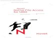 Novell Native File Access for UNIX · Network Information Service (NIS) software lets you administer both UNIX and NetWare from a single point, namely Novell Directory Services (NDS)
