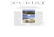PURIST AN ADVENTURE IN WELLNESS - Douglas Elliman pure property july... · 2017. 7. 26. · PURIST AN ADVENTURE IN WELLNESS PURE PROPERTY A historic Montauk home hits the market,