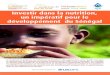 Investir dans la nutrition, un impératif pour le ... · un impératif pour le développement du Sénégal Ce document de plaidoyer est élaboré par la Plateforme des organisations