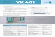 VK 401 - Radic8 Ltd · VK 401 has been proven and tested to: - control airflow to optimise sterilisation in the breathing space - remove 99.9999% (log6 removal) of all respira-tory