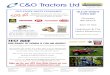 TEST RIDE - C&O Tractors · - get them while you can! OLD STOCK PARTS CLEARANCE NEW HOLLAND FILTERS Buy 5-10 filters =10% discount Buy 11-15 filters = 15% discount Buy 16-20 filters