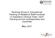 Session 2.1 - Working Group on GCP Training · Session 2.1 - Working Group on GCP Training Created Date: 5/18/2017 11:57:52 AM 
