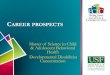 Career prospects PPT 5-9-17 - University of South Floridaflfcic.fmhi.usf.edu/about/.../career...ppt_080317.pdf · Career Prospects: Community Demand There are over 100 unique positions