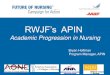 RWJF’s APIN Hoffman-MAAC Summit... · • Moving Forward on Academic Progression • Foundational nursing courses • Continuing accreditation dialogues • Data collection and