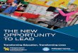 THE NEW OPPORTUNITY TO LEAD · THE NEW OPPORTUNITY TO LEAD. Our aim is to work with our professional partners to create confident, reflective learning communities. We intend to create
