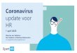 Coronavirus - XpertHR - het platform voor de HR-professional · Coronavirus update voor HR 1 april 2020 Maarten van Gelderen Van Gelderen Arbeidsrechtadvocaten m.vangelderen@vangelderen.nl