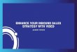 ENHANCE YOUR INBOUND SALES STRATEGY WITH VIDEO · ENHANCE YOUR INBOUND SALES STRATEGY WITH VIDEO J A S O N P R I C E. Tiger is giving this shot a lot of thought as he stands over