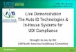 The Auto ID Technologies & In-House Systems for UDI …...Apr 04, 2016  · Slide 21 • GS1-128 • GS1 Data Bar • GS1 Data Matrix • RFID EPC Gen 2 UHF Tag • Code 128 and Code