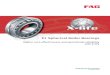 E1 Spherical Roller Bearings E1 SPHERICALS.pdf · The FAG E1 spherical roller bearing range consists of eight se-ries. The smallest bore diameter is 20 mm and the largest out-side