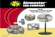 M A S I R T E Airmaster A R FAN COMPANY · Head Assembly Head Assembly Catalog No. EDP Fan Style Number Motor, Propeller & Guard Assembled Ship. Wt. List Price NON-OSCILLATING MODELS